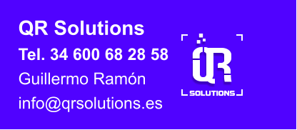 QR Solutions Tel. 34 600 68 28 58 Guillermo Ramn info@qrsolutions.es SOLUTIONS